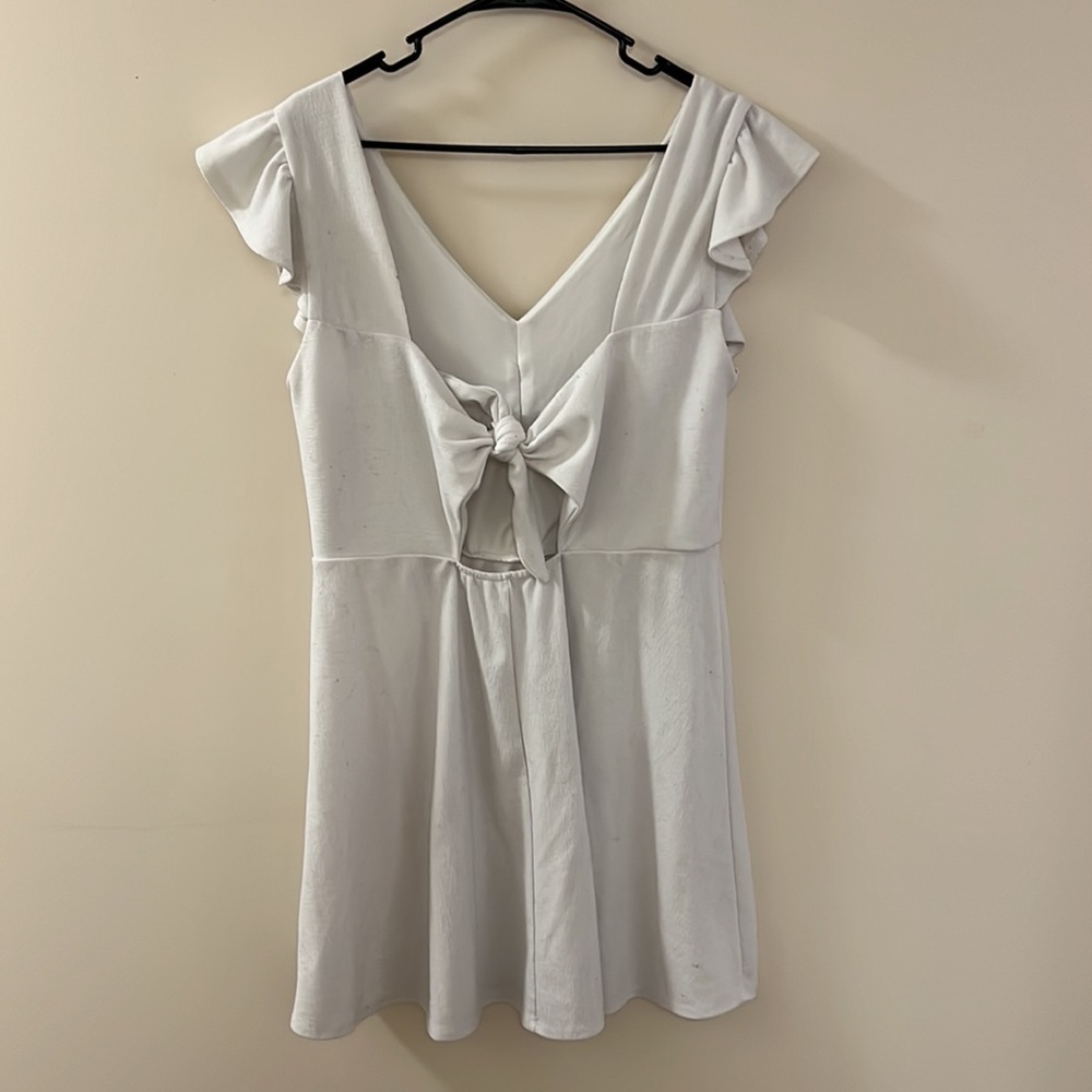 Lily White Francesca’s White Mini Dress - Picture 2 of 3